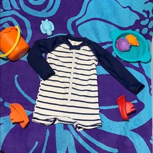 Tucker + Tate One piece rash guard Swimwear 12mo